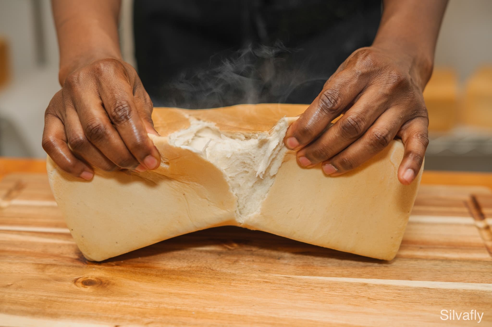Authentic Nigerian bakery spread